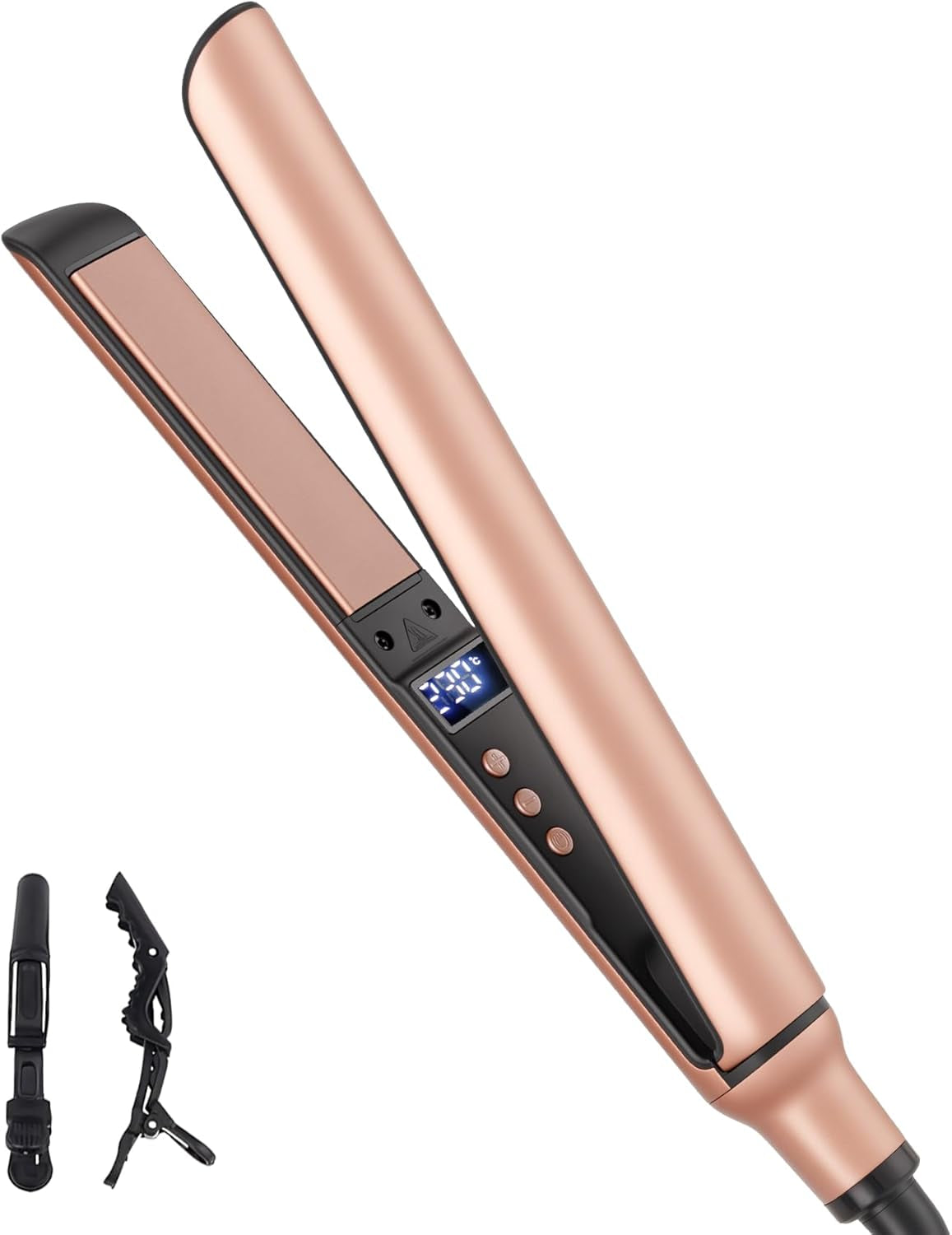 Mini Ceramic Flat Iron – Travel-Ready Hair Straightener for Short Hair & Bangs