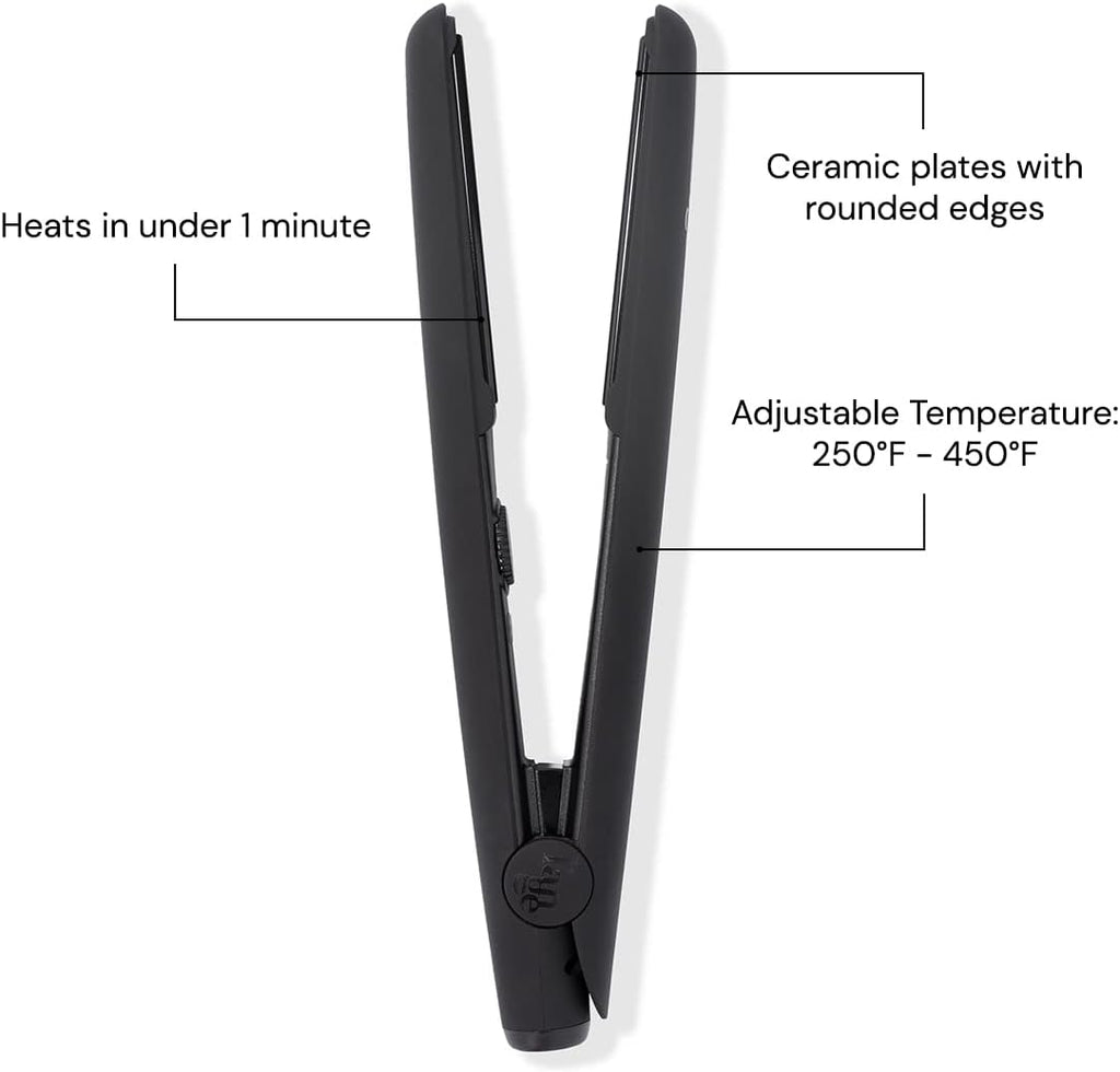 Le Ceramique Flat Iron – Fast-Heating 1-Pass Ceramic Straightener for Smooth, Shiny Styles