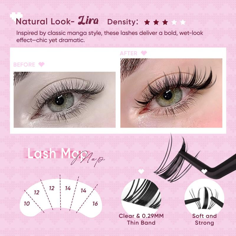 DIY Bunny Lash Clusters – Waterproof, Long‑Lasting Manga Extensions with Bond & Tools