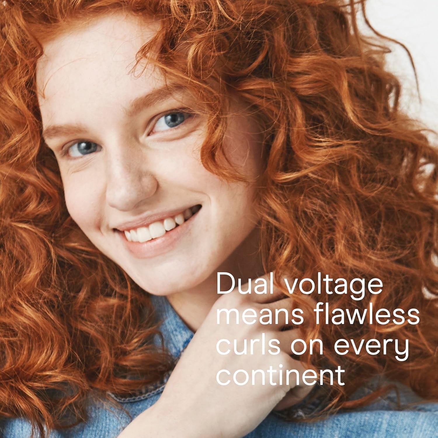 Double Ceramic Long Barrel 1-Inch Curling Iron, Extra-Long Barrel Creates Classic Curls to Loose Waves, Hair Curler for Use on Most Hair Lengths, White/Rose Gold