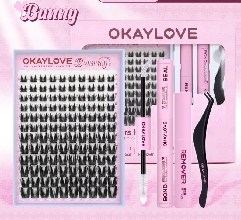 DIY Bunny Lash Clusters – Waterproof, Long‑Lasting Manga Extensions with Bond & Tools