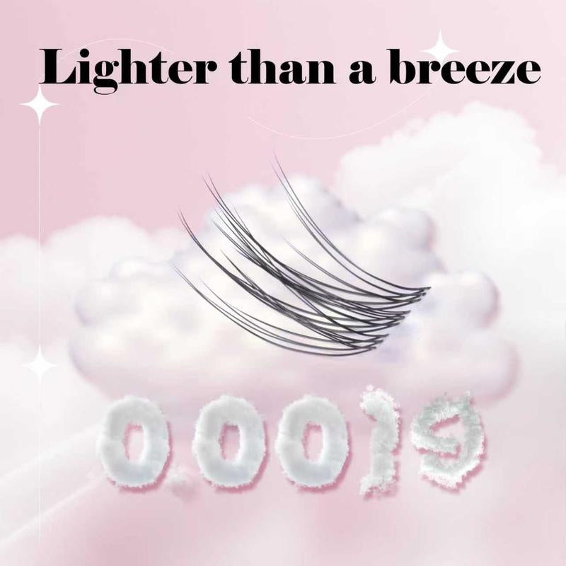 Feather‑Soft Flare Lash Clusters – Waterproof, Long‑Lasting & Beginner‑Friendly Styling Kit