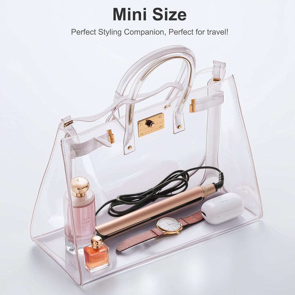 Mini Ceramic Flat Iron – Travel-Ready Hair Straightener for Short Hair & Bangs