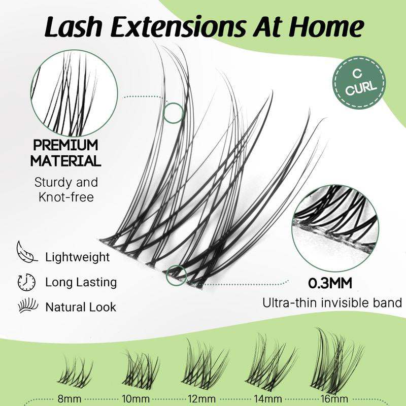 DIY Lash Clusters Kit – Fluffy, Weightless & Beginner‑Friendly