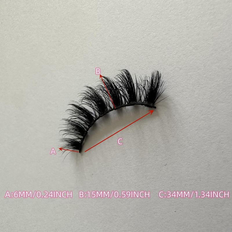 Get the Ultimate Glam with Voluminous Curly Thick False Eyelashes - Perfect for DIY Extensions & Gorgeous Eye Makeup!