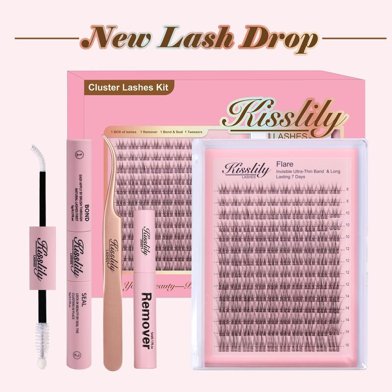 Feather‑Soft Flare Lash Clusters – Waterproof, Long‑Lasting & Beginner‑Friendly Styling Kit