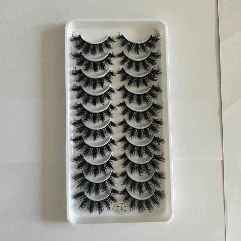 Get the Ultimate Glam with Voluminous Curly Thick False Eyelashes - Perfect for DIY Extensions & Gorgeous Eye Makeup!